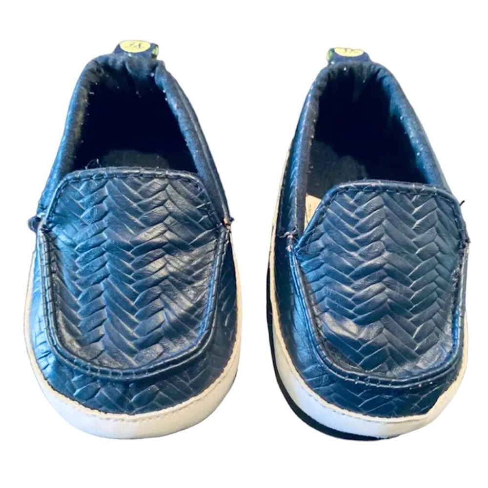 First Steps Fisherman Navy Blue Boys' Shoes Baby Size 3 Infant 6-9 months